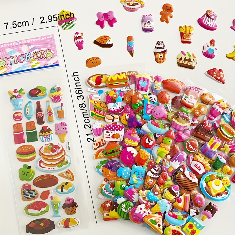 Sticko Themed Stickers Snack Time