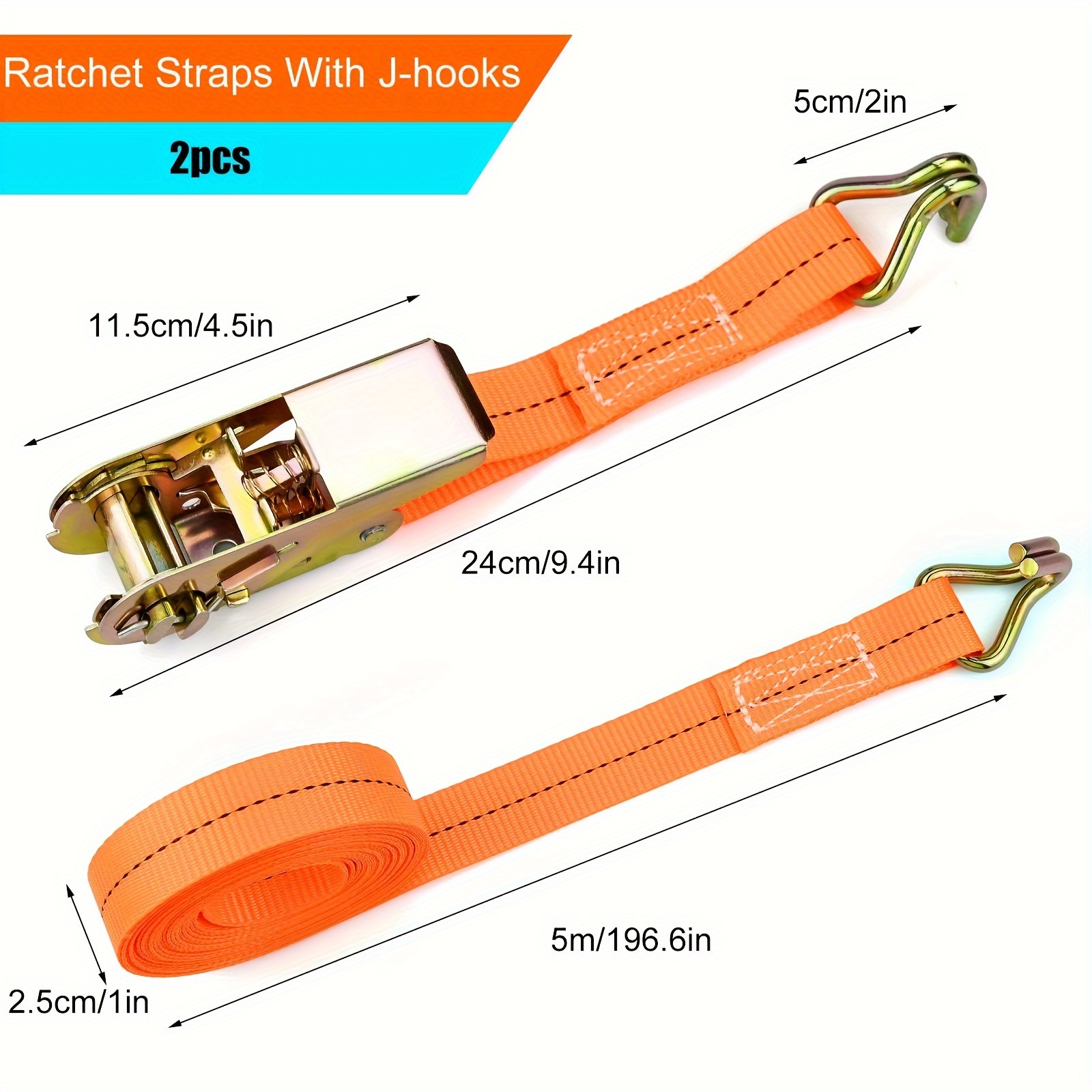 Ratchet Straps Hooks Tie Straps Ratchet Hooks Tension Straps - Temu
