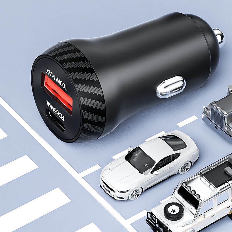 Cargador De Coche De 165w Tipo C PD65w + USB100w Adaptador - Temu