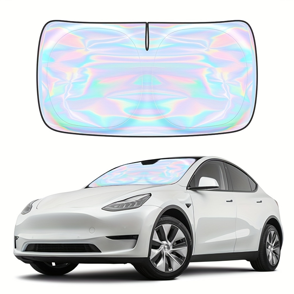 Car Windshield Sunshade, Folding Potable Design For Model Y/3, Shop Now  For Limited-time Deals