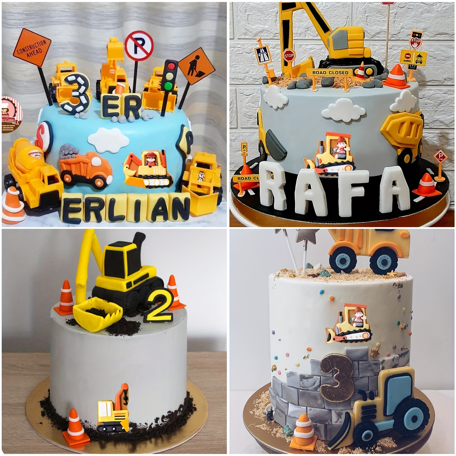Kid's Toy - Bulldozer Theme Fondant Cake (Delivery in 48 Hours Availab –  Hot Breads
