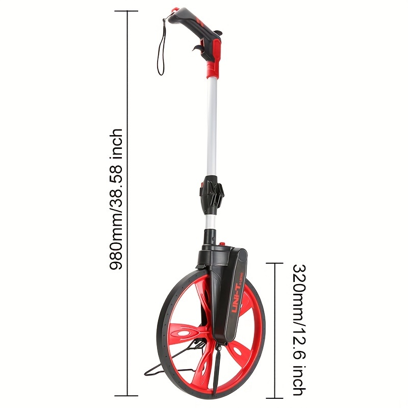 Télémètre À Roue Portable, Type Rouleau Mécanique, Grande Roue, Compteur De  Pas, Instrument De Mesure - Temu France