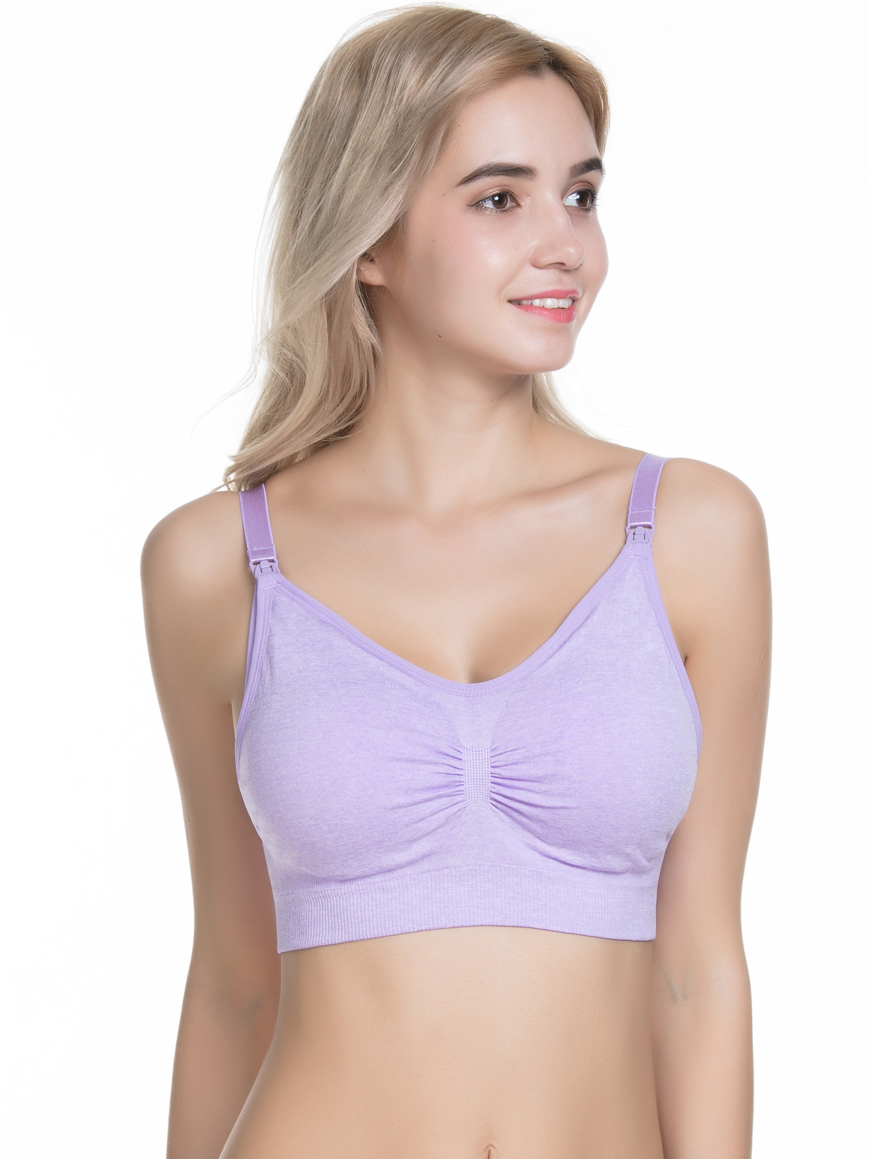 Womens Maternity Purple Sports Bras.