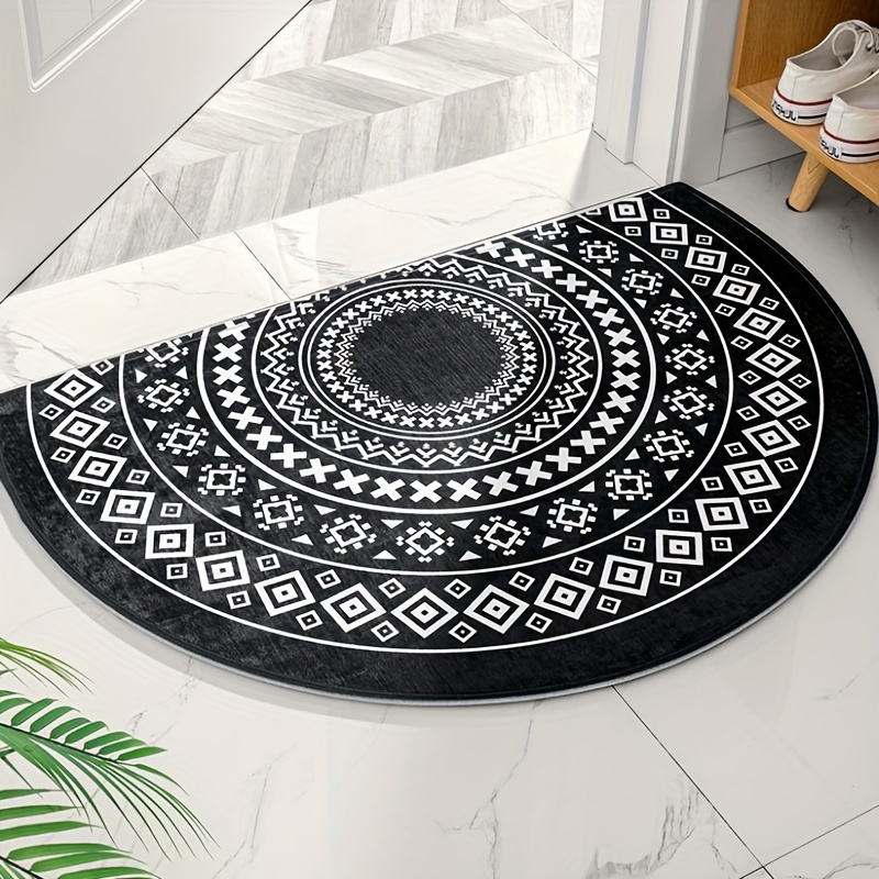 Black And White Diamond Rug Doormats Indoor Outdoor Rugs For - Temu United  Arab Emirates