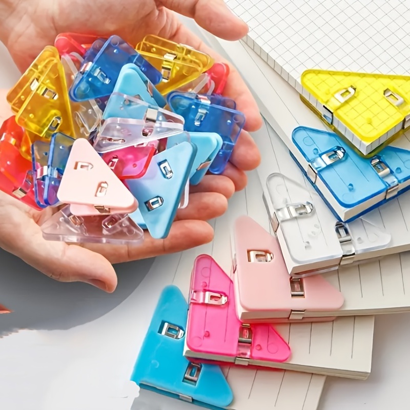 Plastic Mini Clips Color Notebook Label Folder Paper - Temu