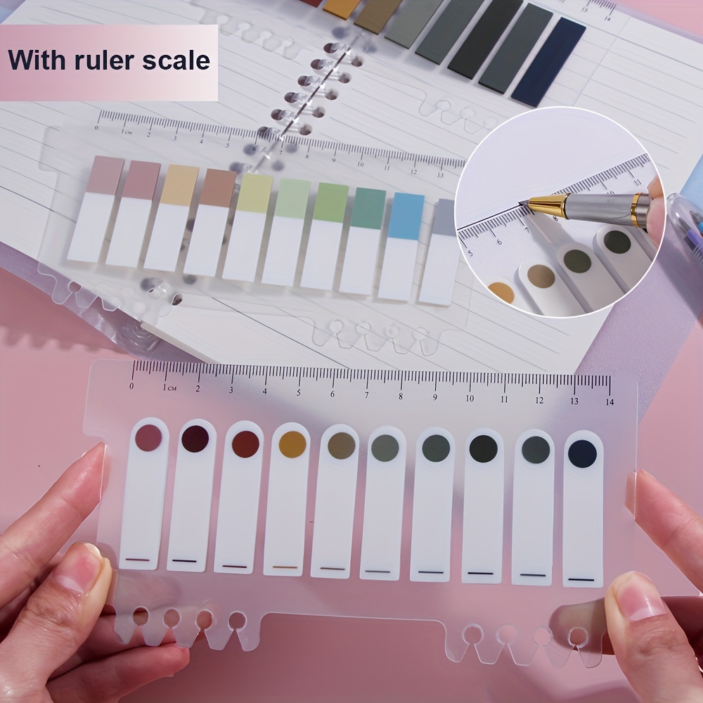 10 Colors Index Tabs for Annotating Books Repositionable 120Pcs