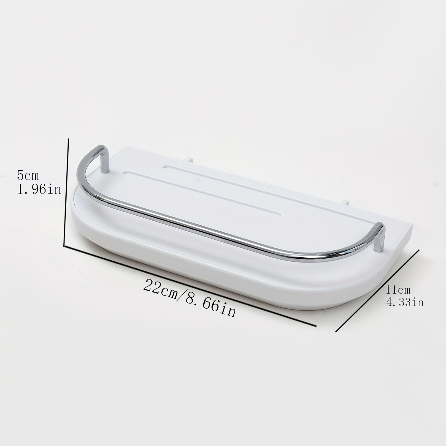 1pc Punching Wall Storage Rack Easy Installation Household Hole Board Wall Shelf