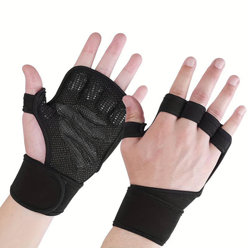 Gant FitnessGants de Sport avec Support de Poignet et Protection de la  Paume Gant Crossfit Respirants Gants d'haltérophilie G 4