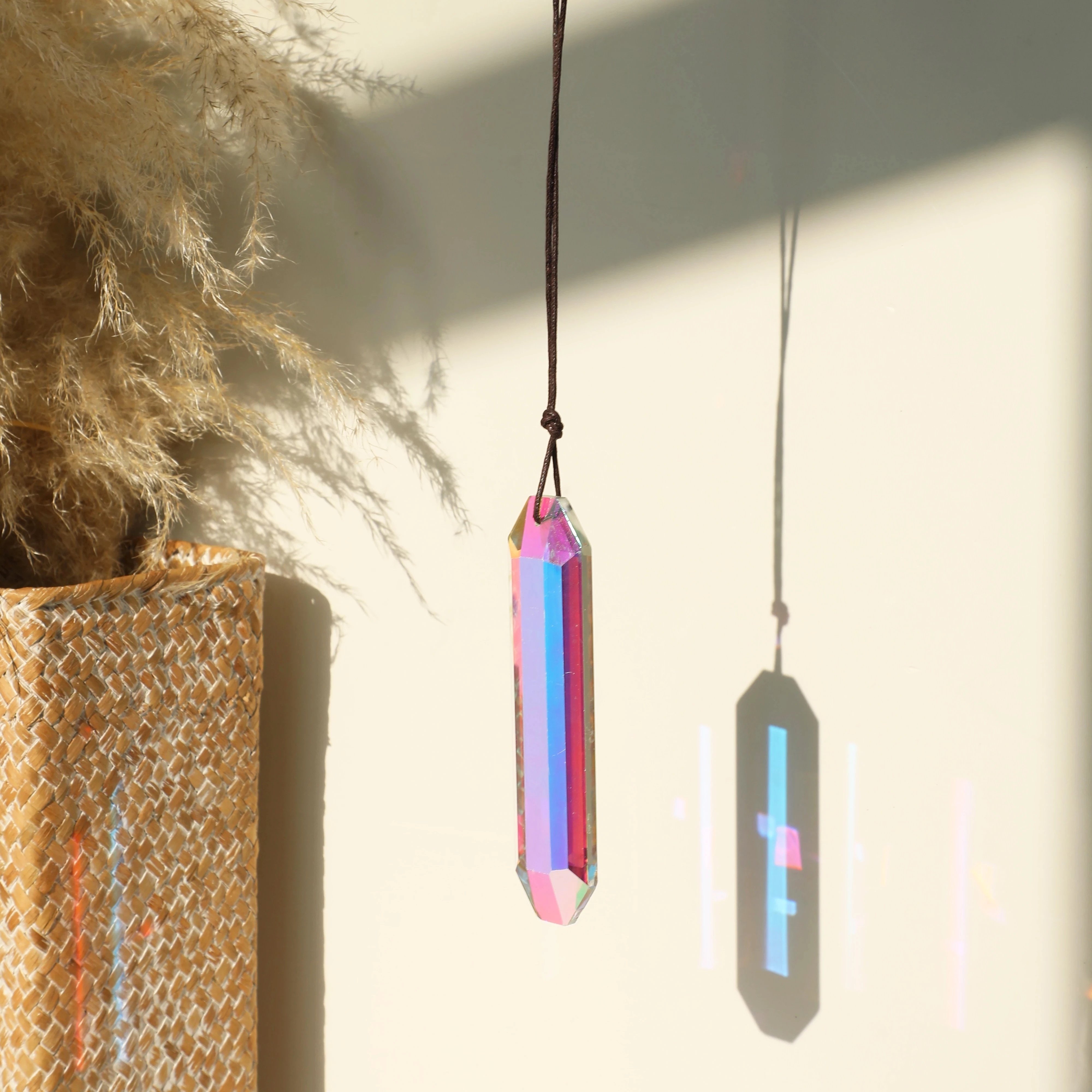 Hanging Crystal Chandelier Suncatchers Prism Pendant Rainbow - Temu