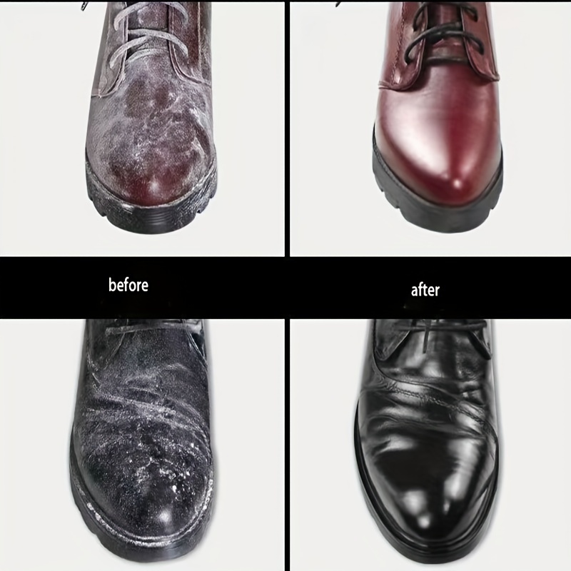 Shoe Care Nourishing Oil. Refurbish Nourishing Cream. Black. Transparent Color. Brown