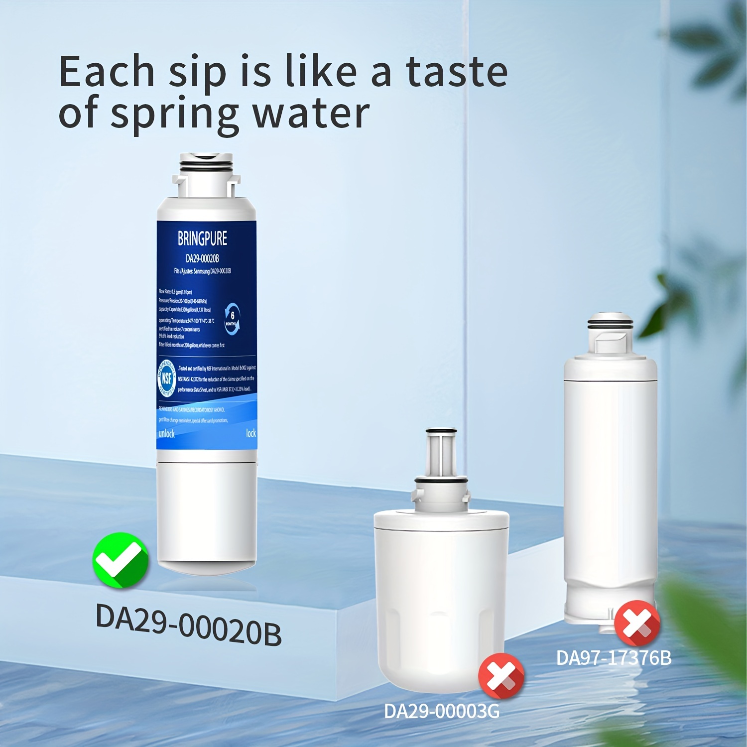 Da2900020b Refrigerator Water Filter Replacement For - Temu