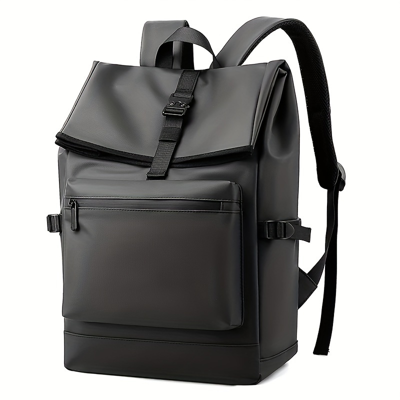 Men's High Quality Oxford Fabric Travel Backpack - Lightweight Large Capacity Laptop Bag with Adjustable Padded Shoulder Straps, Multiple Zippered Compartments & Buckle Closure for Business, Commuting, Daily Use, Daily Use Bag | Minimalist Backpack | Durable Travel Bag, Backpack for Travel