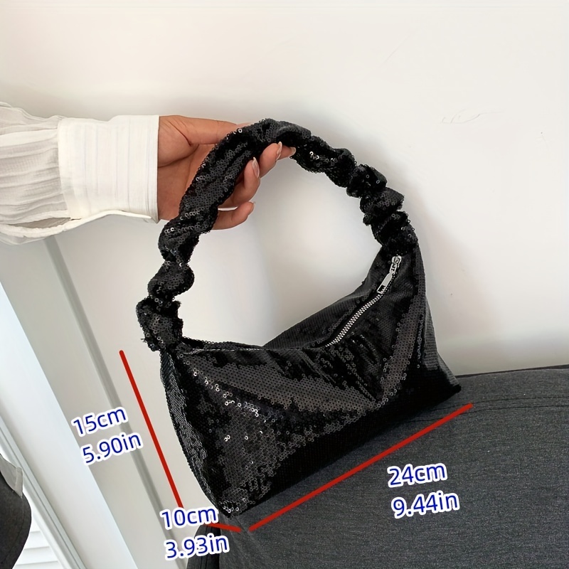 Sequin Hobo Bag