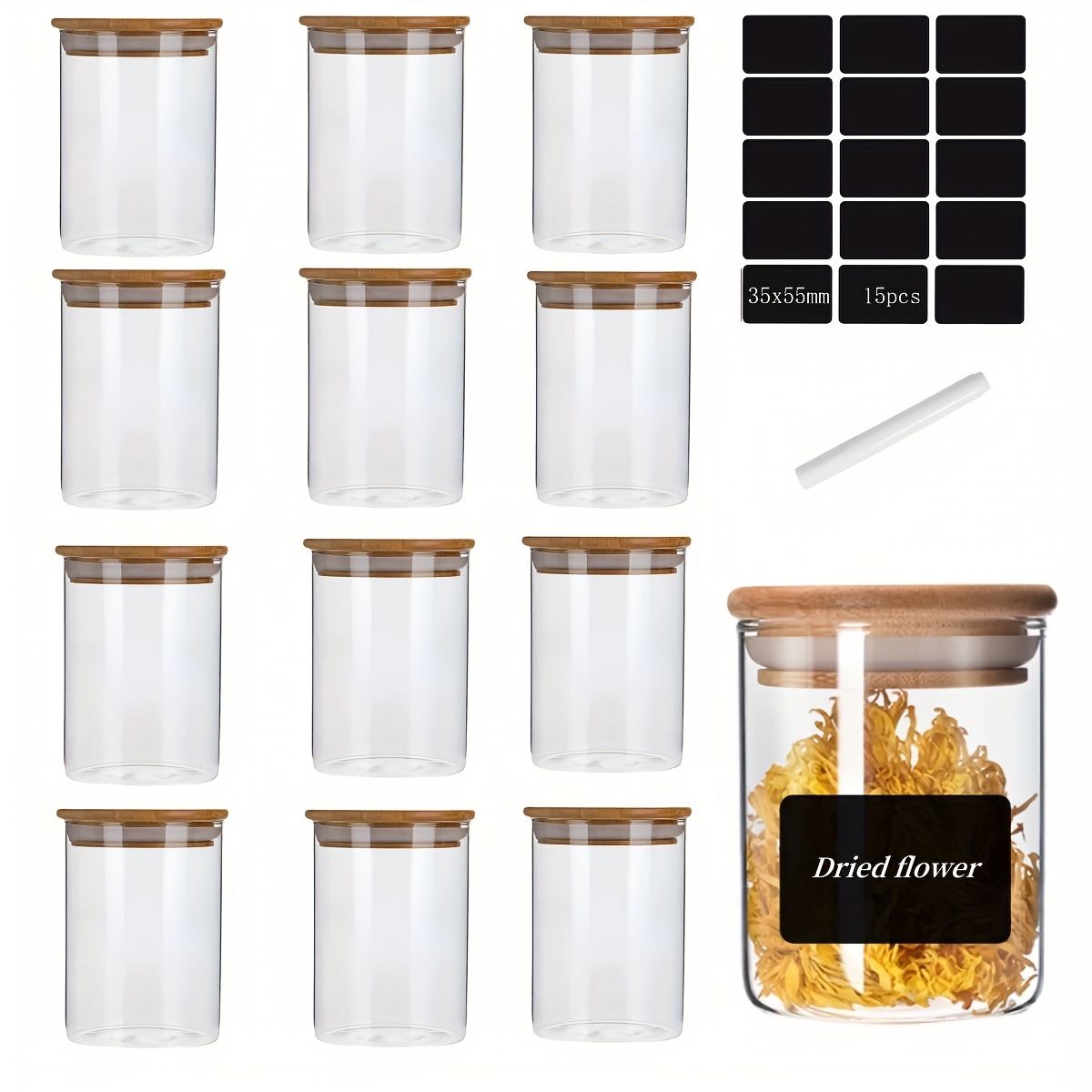 Sealed Storage Jars, High Borosilicate Glass Sealed Jars, Kitchen
