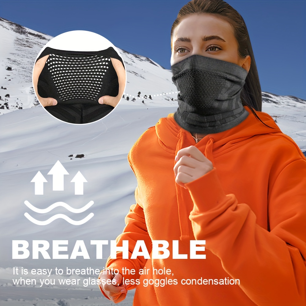 Masque de Ski thermique imprimé pour hommes et femmes, cache-nez respirant,  Bandana, cache-cou, Tube de randonnée, Sport, cyclisme, hiver
