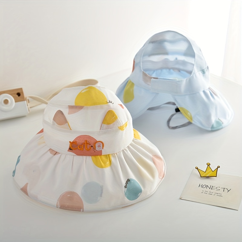 Baby Hats, Summer Thin Sunscreen Bucket Hats, Cute Sun Hats For Boys And  Girls - Kids Fashion - Temu