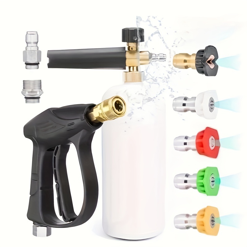 High pressure Foam Cannon Gun Set Pm22 Inner Hole Inner Wire - Temu