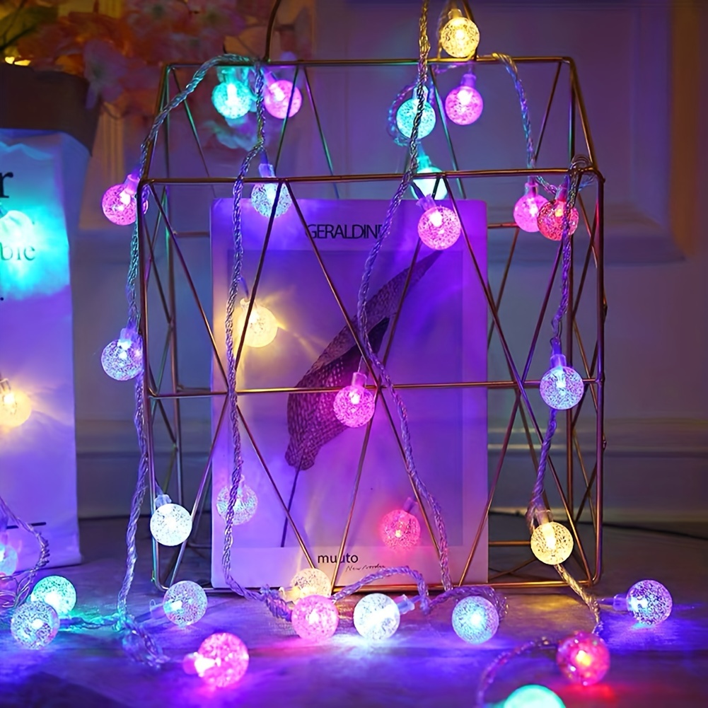 Crystal ball deals string lights