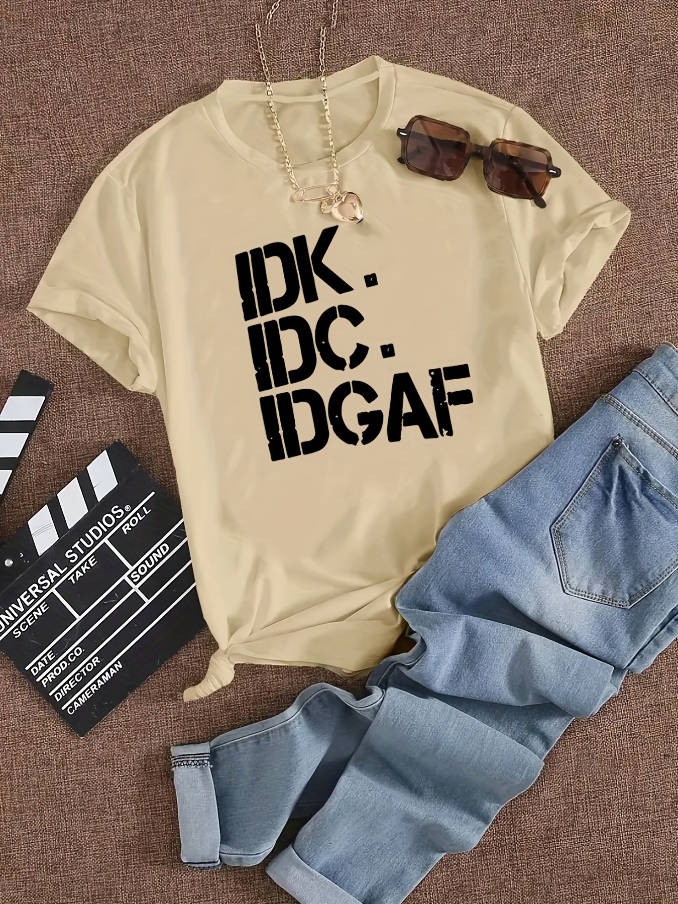 Idgaf T Shirt - Temu