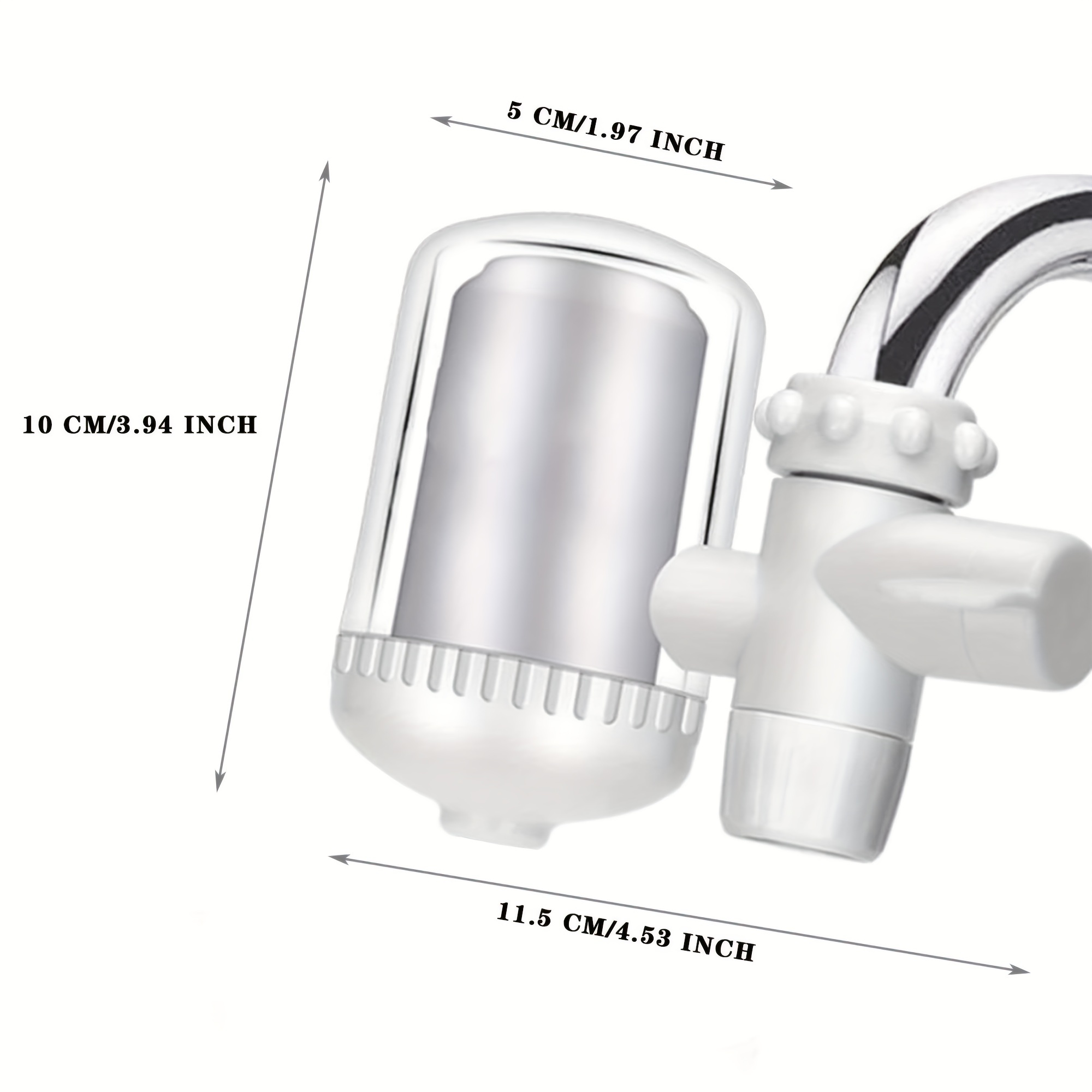 Filtro de agua para grifo con filtro lavable, filtro de agua para  fregadero, filtro de agua del grifo, filtros de agua de montaje en grifo  para