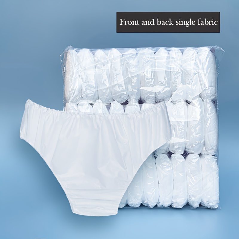 Hot 6Pcs/Set Disposable Non Woven Paper Brief Panties Underwear Ladies  Women For Travel Adult Diapers Drop Shipping