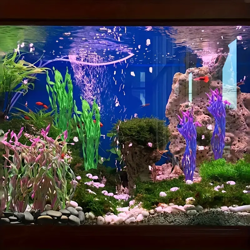 3pcs Fish Tank Decoration Artificial Plants Plastic Artificial Water Grass Aquarium  Decoration, Shop Now For Limited-time Deals