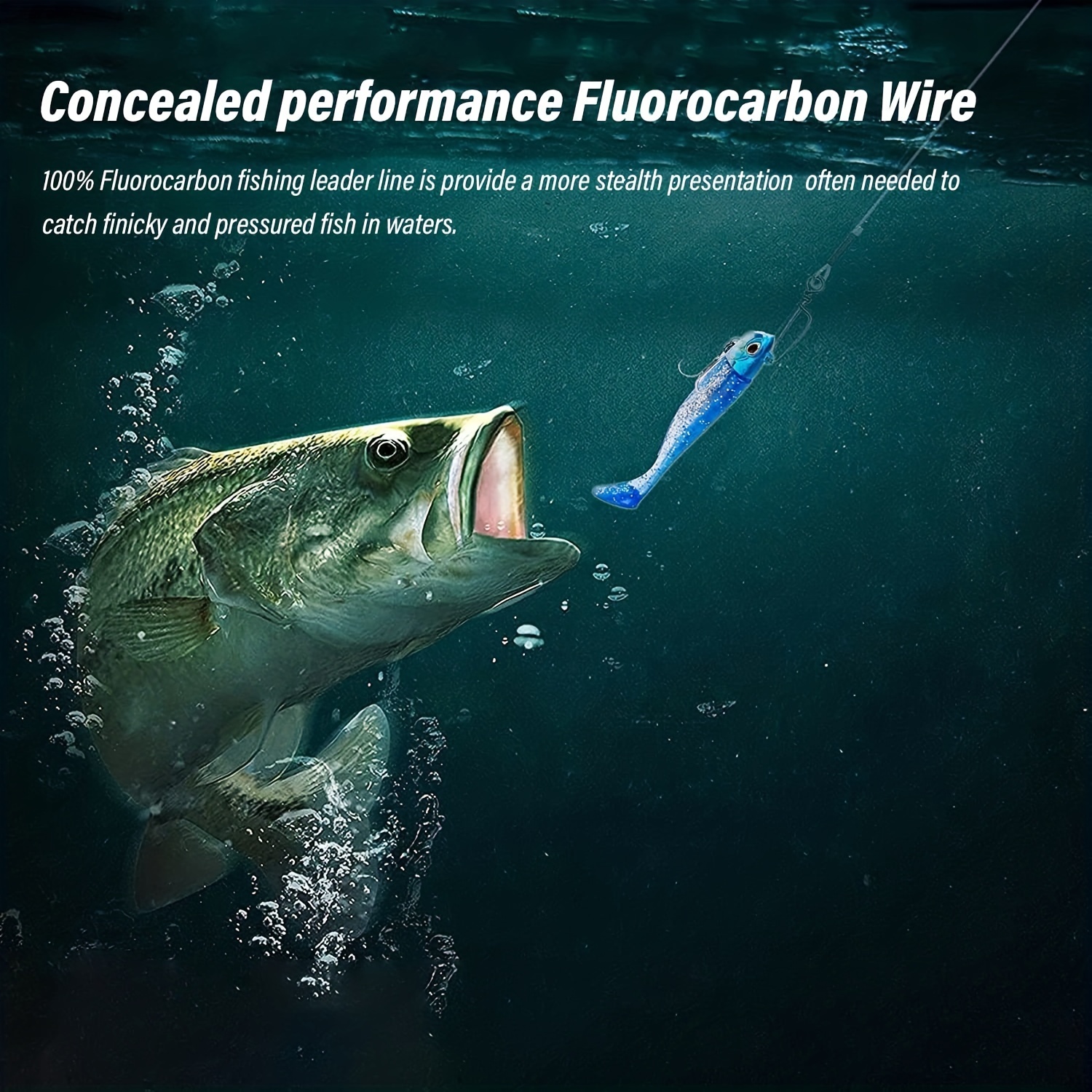 Fluorocarbon Fishing Leader 20lb Fluorocarbon Leaders - Temu Australia