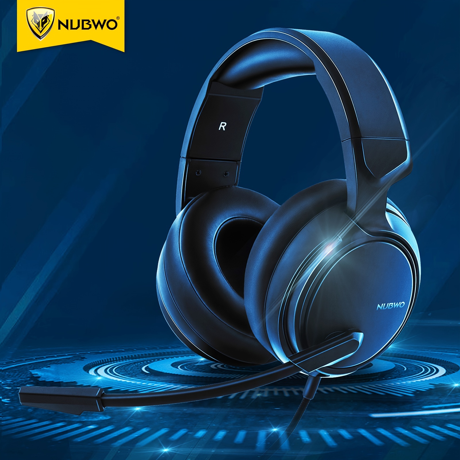 NUBWO G06 2.4G Auriculares inalámbricos para juegos Auriculares deportivos  con cable de 3.5 mm NUBWO