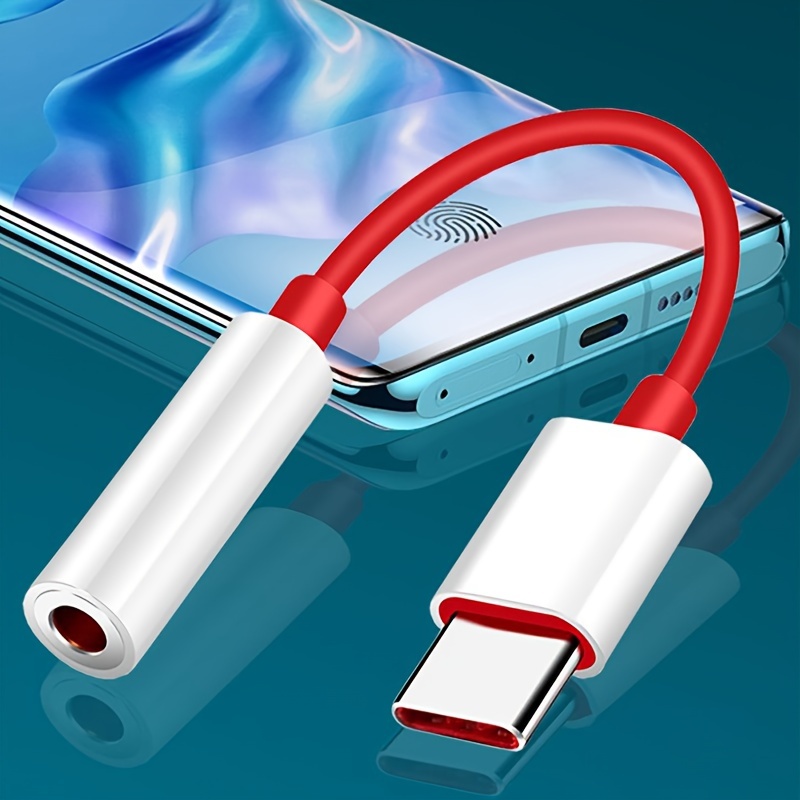 Adaptador de auriculares USB C a 0.138 in - USB tipo C a conector de audio  AUX Cable DAC de alta resolución compatible con iPhone 15 Pro Max, Samsung