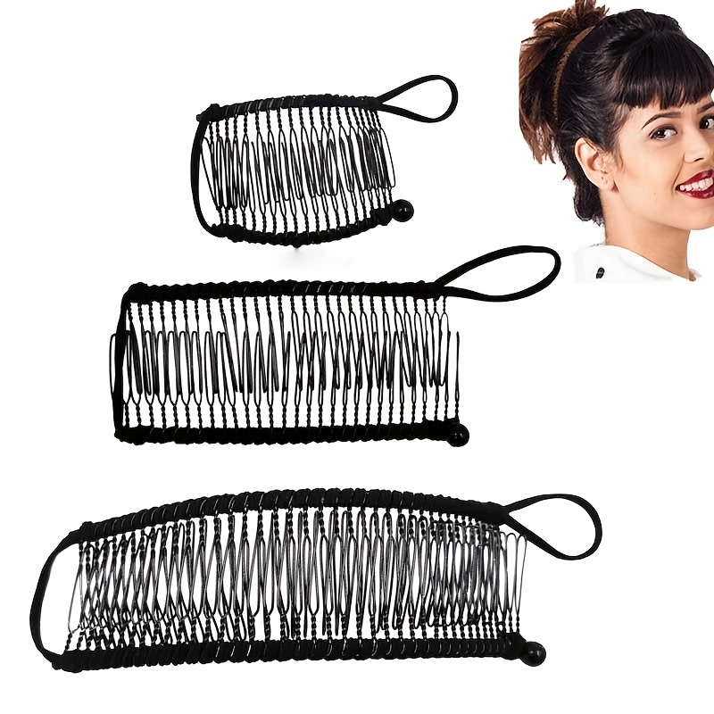 

Double Side 20/30/40 Teeth Stretchable Banana Clip Women Female Lazy Hair Clip Hair Comb Styling Tool Flexible Hairpin Hair Styling