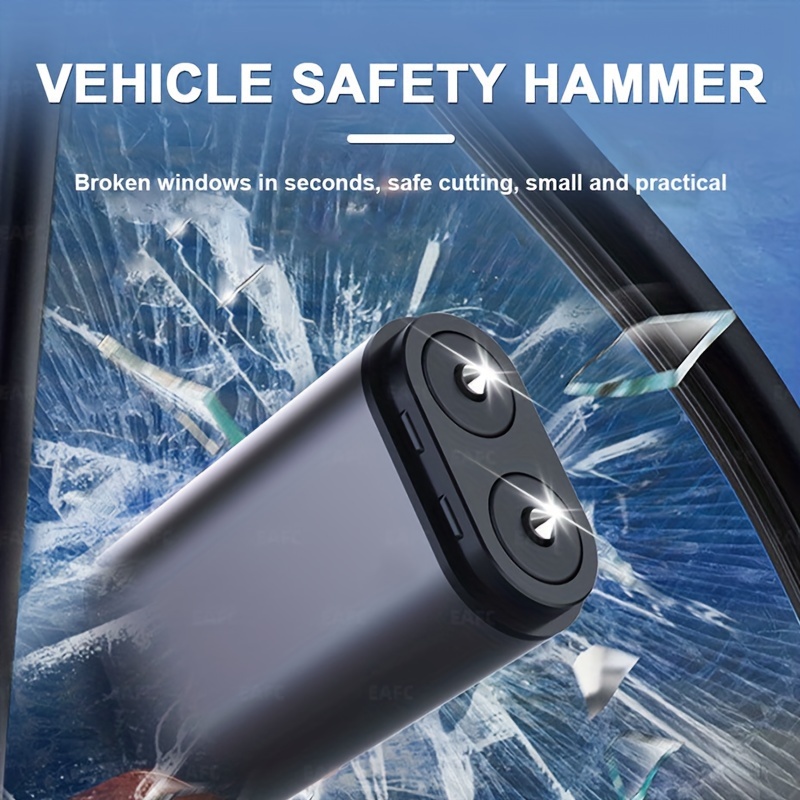 Multi functional Safety Hammer Window Breaker Double Hammer - Temu