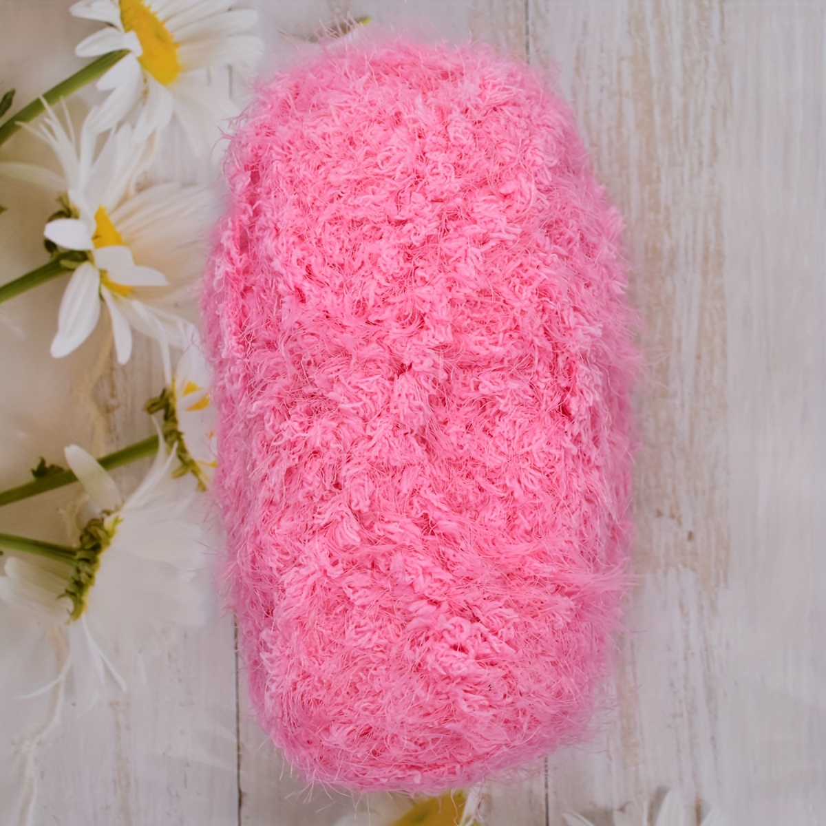 Polyester Plush Yarn Crochet Knitting Yarn For Hand - Temu