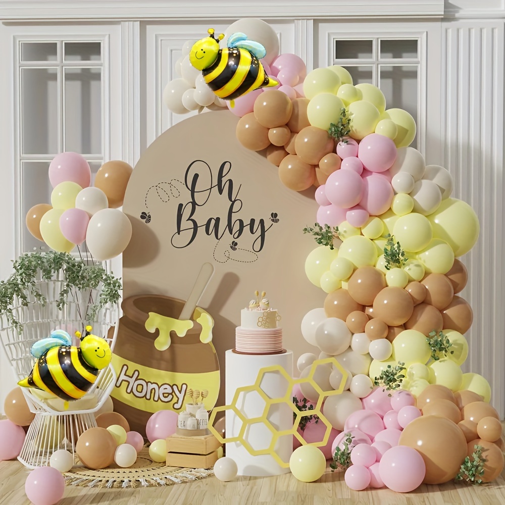 Honeybee garland, bee decor, bee mantle garland, bee swag, home is