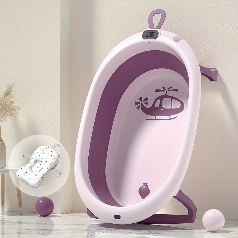 foldable household bathtub suitable for infants and young children pp tpe material 1 8kg details 4