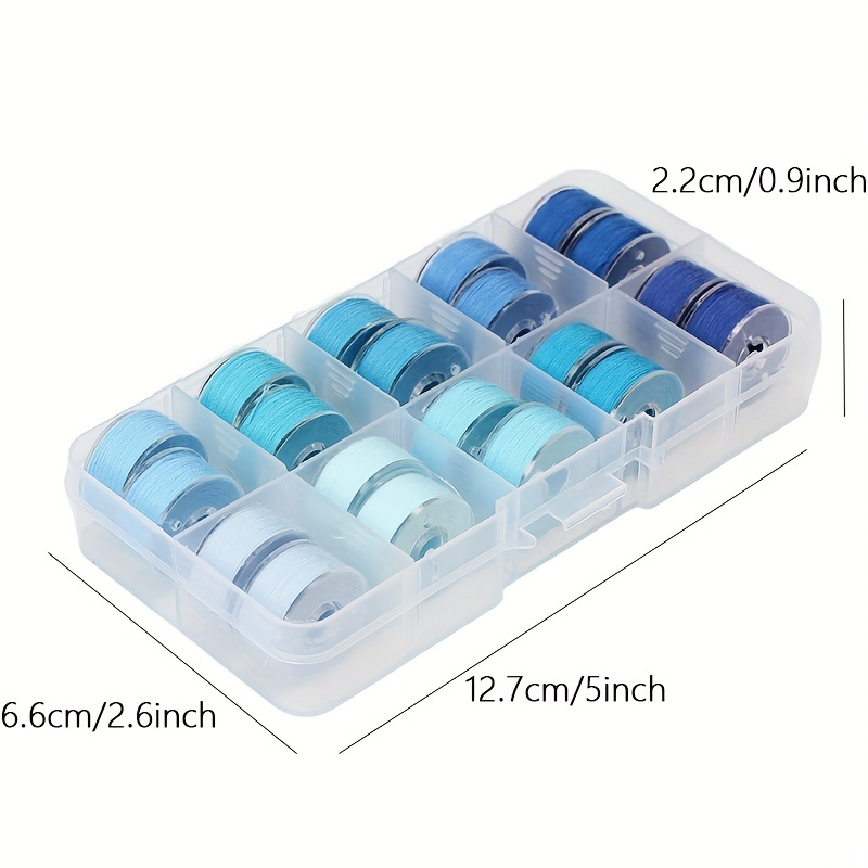 Assorted Transparent Plastic Bobbins With Thread, Sewing Machine  Accessories For Home Use - Temu Canada