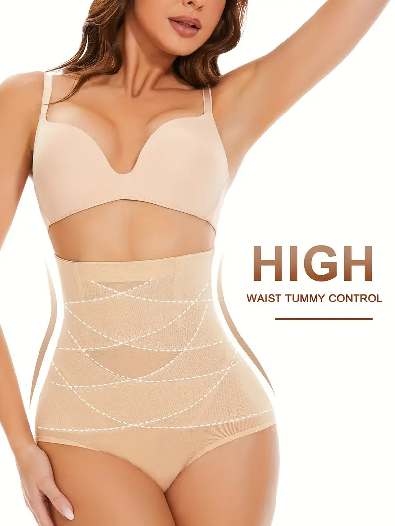 Plus Size Sporty Underwear Women's Plus Seamless Mesh High - Temu
