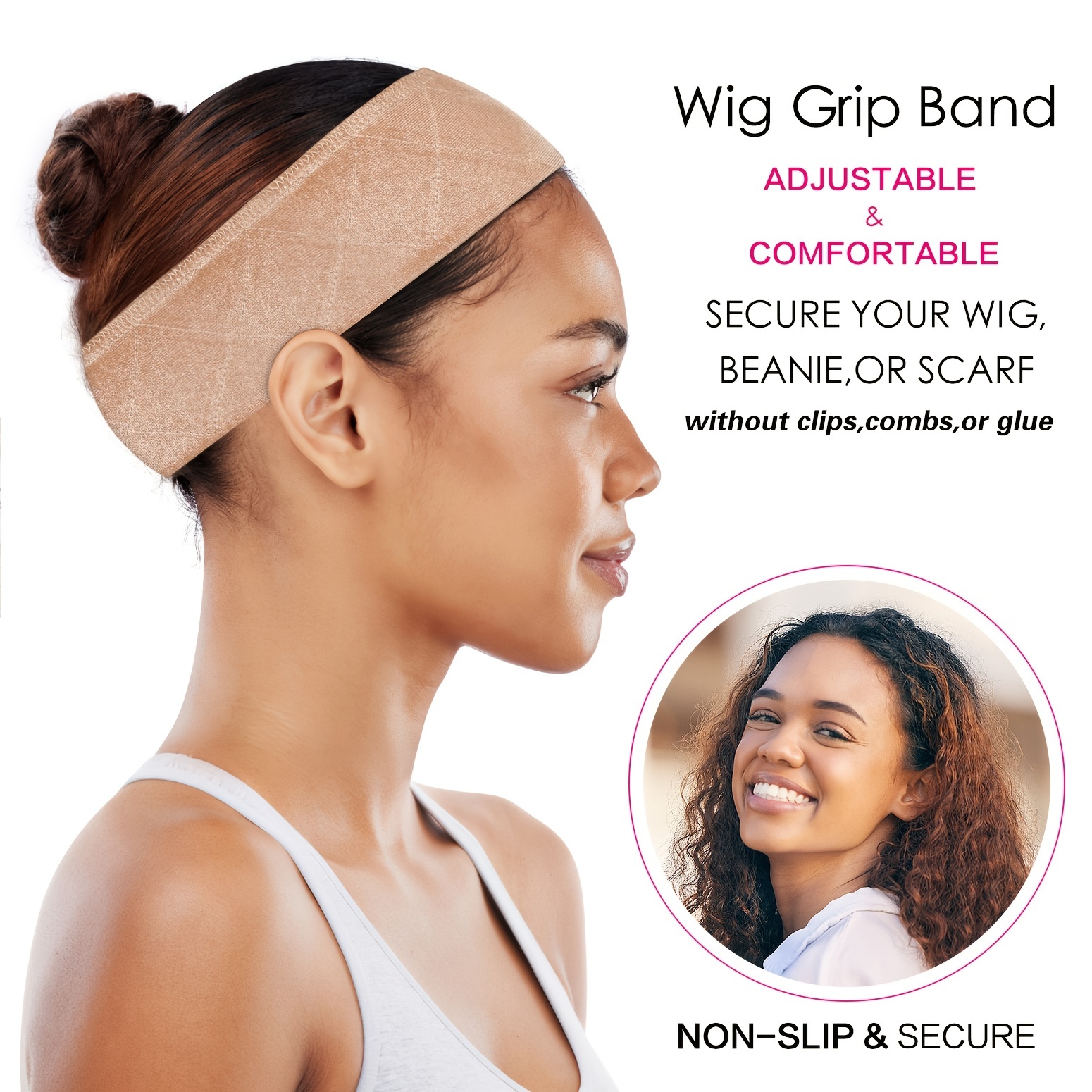 Hair Grip Lace Band