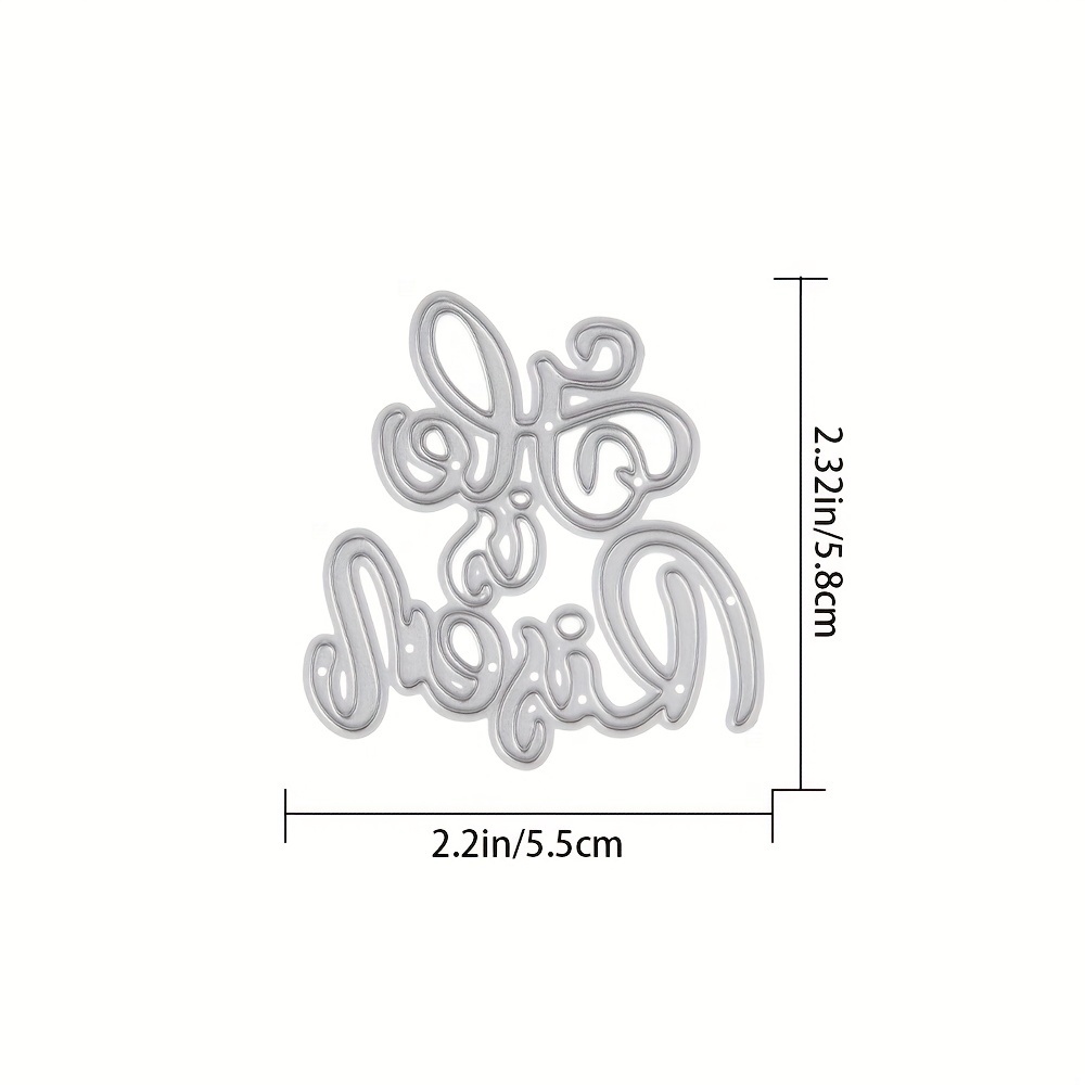 26 English Letters New Metal Cutting Dies For Diy Paper Card - Temu