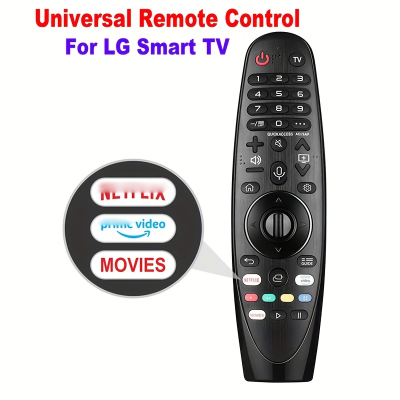 Mando tv control remoto television para LG televisor smart tv, television  lg mando a distancia compatible preconfigurado no necesita programar ni  configurar envio gratis