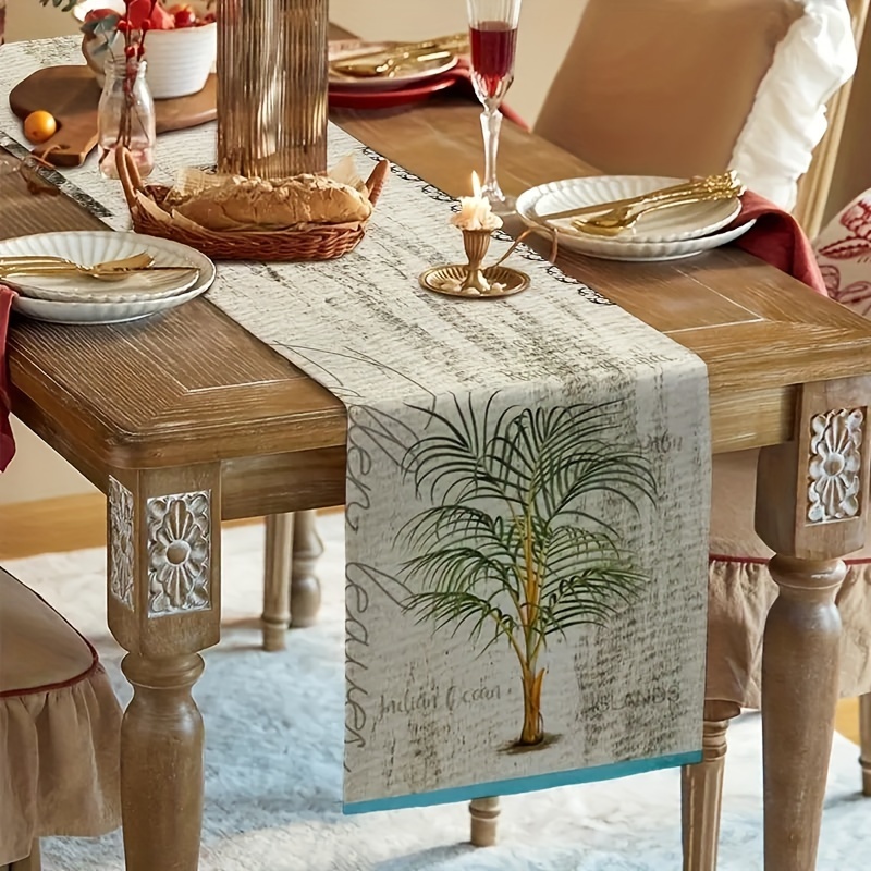 Table Runner Dining Table, Tropical Table Runner