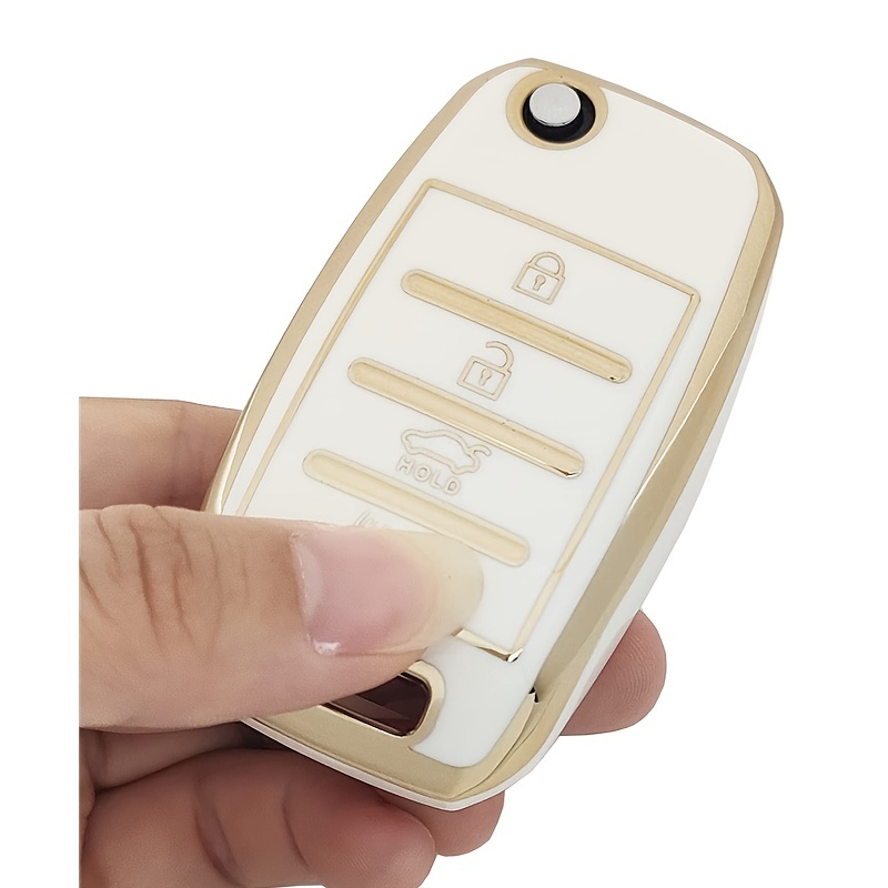 Kaufe Silikon-Schlüsselhülle für Kia Soul Venga Picanto Rio Sorento Ceed  Sportage für Hyundai i20 i30 Veloster ix20 Keyless Fob Shell