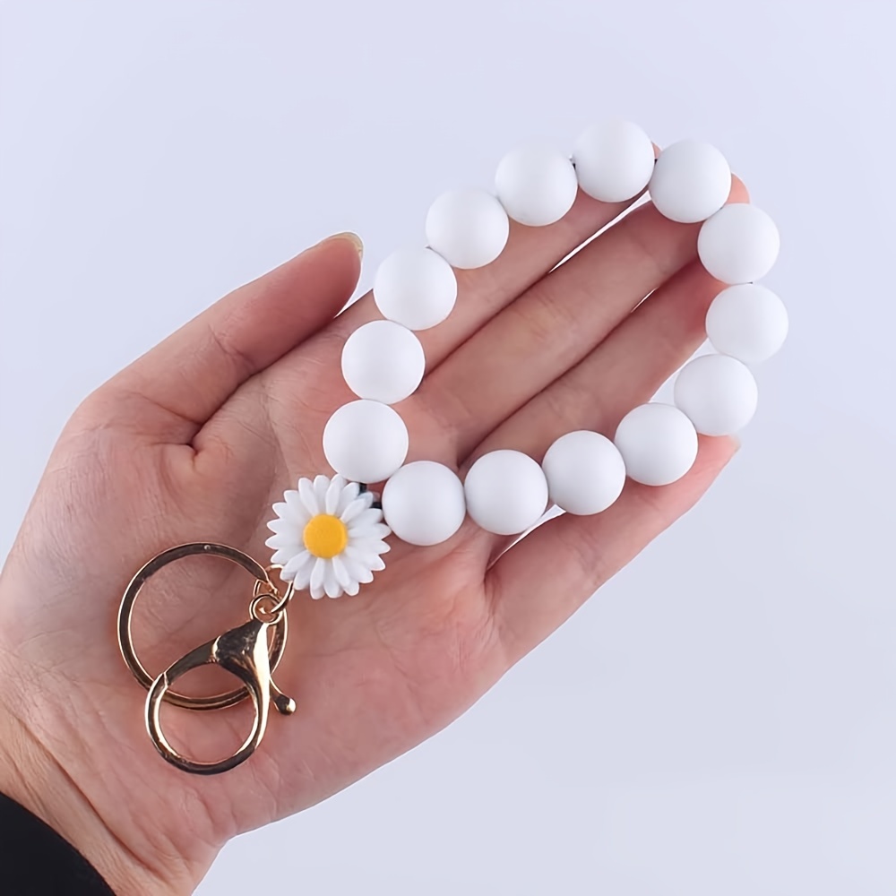 Daisy Silicone Sunflower Beads For Jewelry Making Diy - Temu