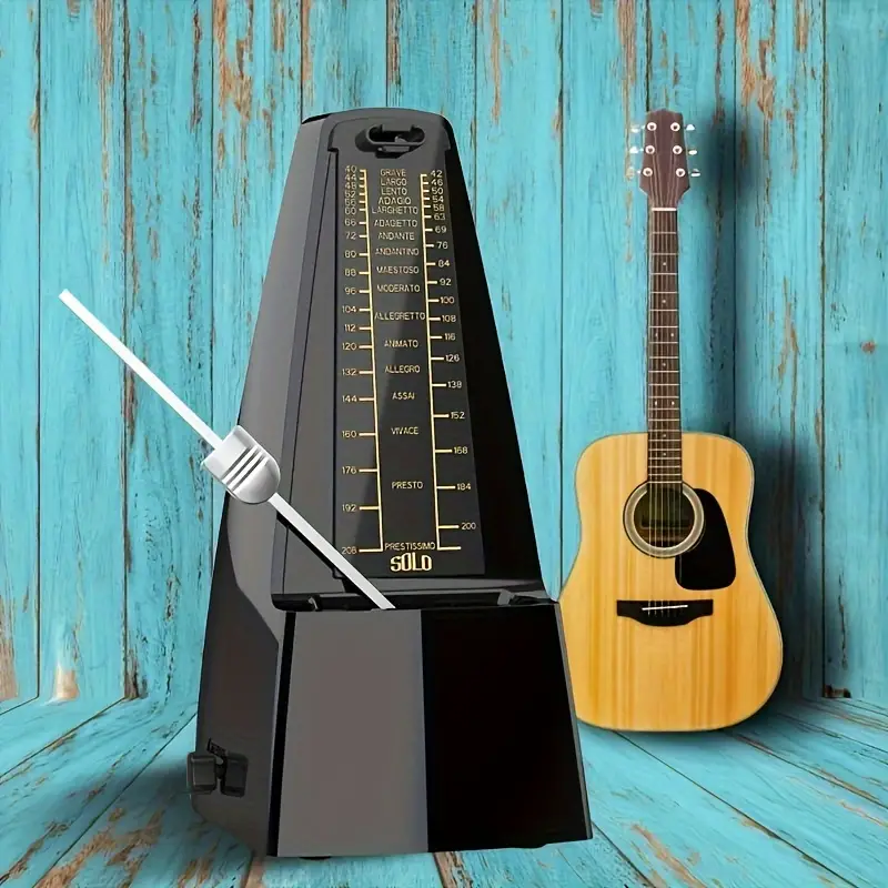 Mechanical Metronome Vintage Tower Shaped For Guitar Bass - Temu