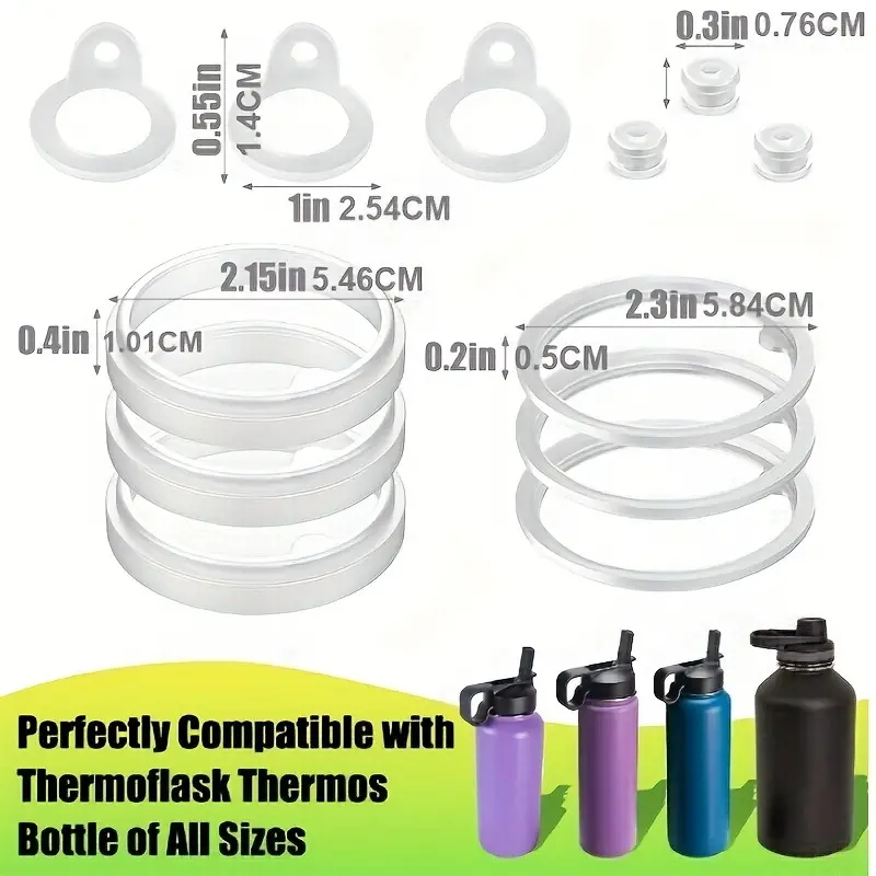 Water Bottle Gasket Replacement Silicone Leakproof Sealing - Temu
