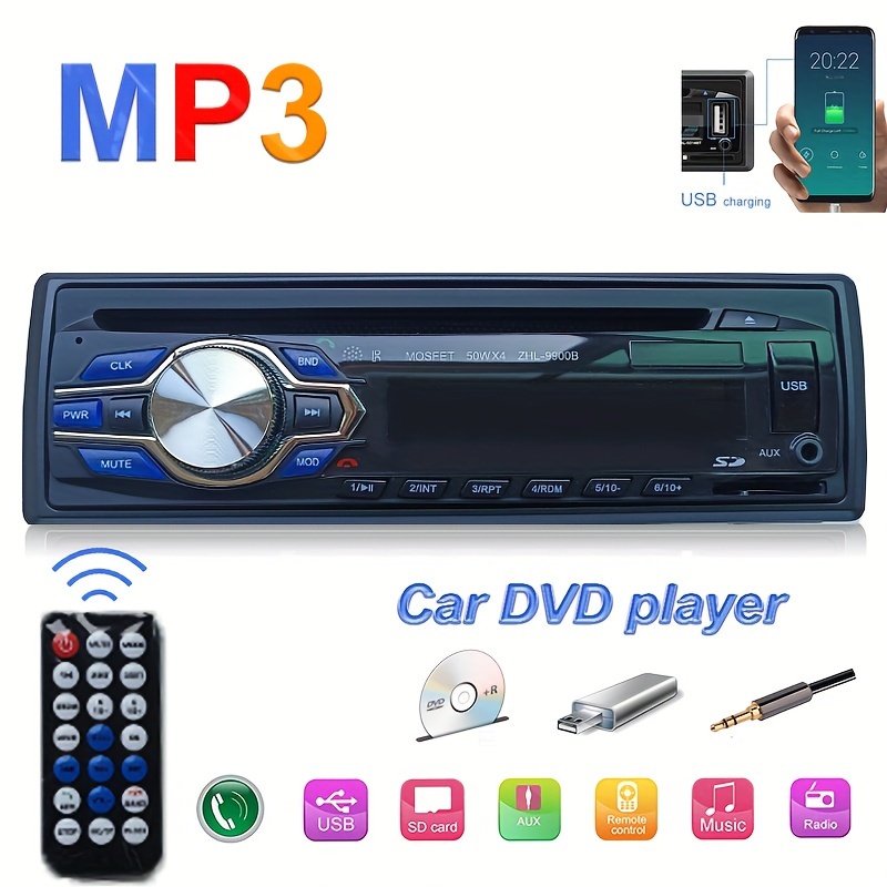 2 Din Car Dvd Player 6.2 '' Pantalla Táctil Car Stereo Radio - Temu