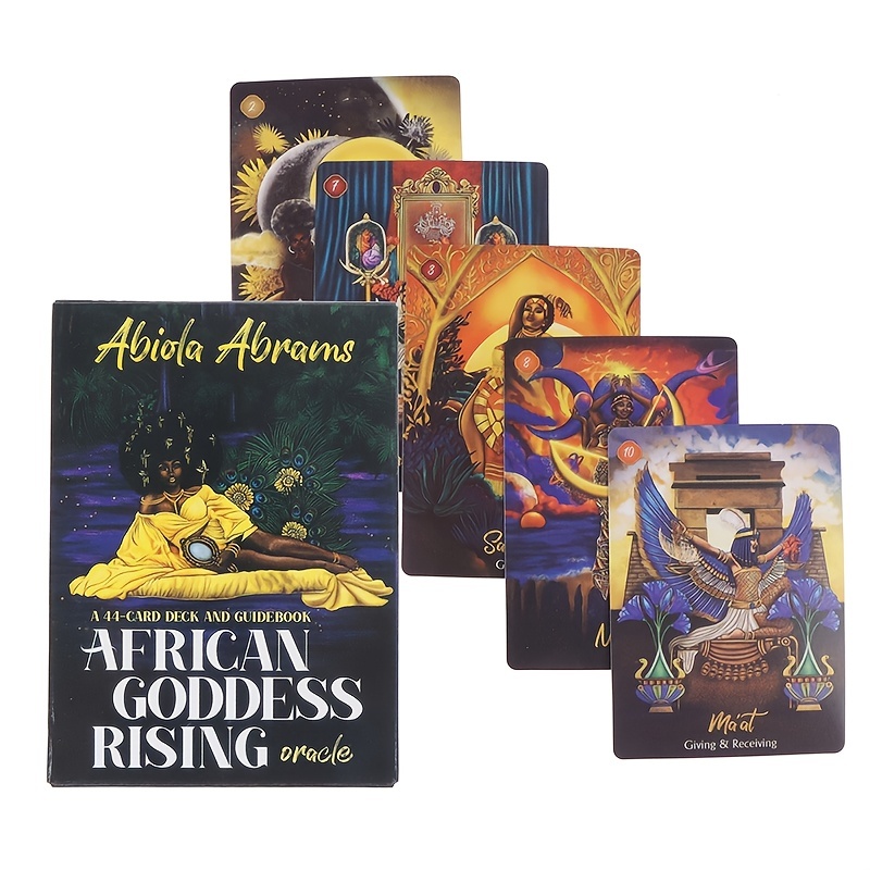 アフリカの女神ライジングオラクルカード タロット予言占いパーティーボードゲーム あなたの魂の風景を発見するカード 初心者向けタロットカード  タロットデッキセット