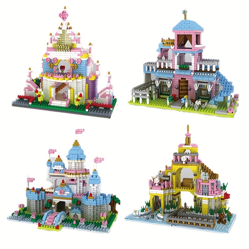 Château de glace et de neige Maison de bricolage Éducation de la petite  enfance Intelligence des enfants Assemblage du modèle 3D Puzzle