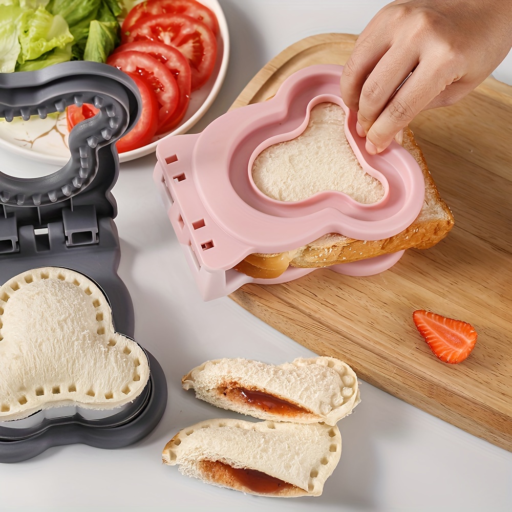 Ensemble Coupe-sandwich Et Scelleuses, Coupe-pâtisserie Rond En Plastique,  Pour La Décoration De La Boîte À Déjeuner, Outils De Cuisson, Accessoires  De Cuisine - Temu France