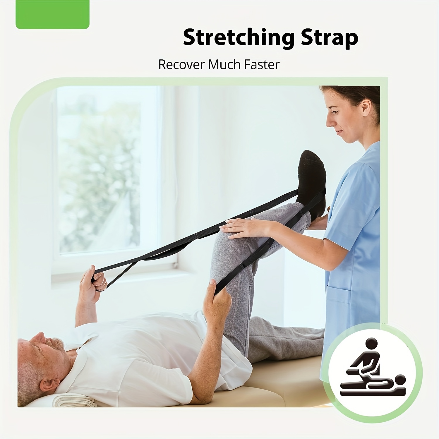 Restore Stretch Band Strap - Elastic Stretching Strap With Loops