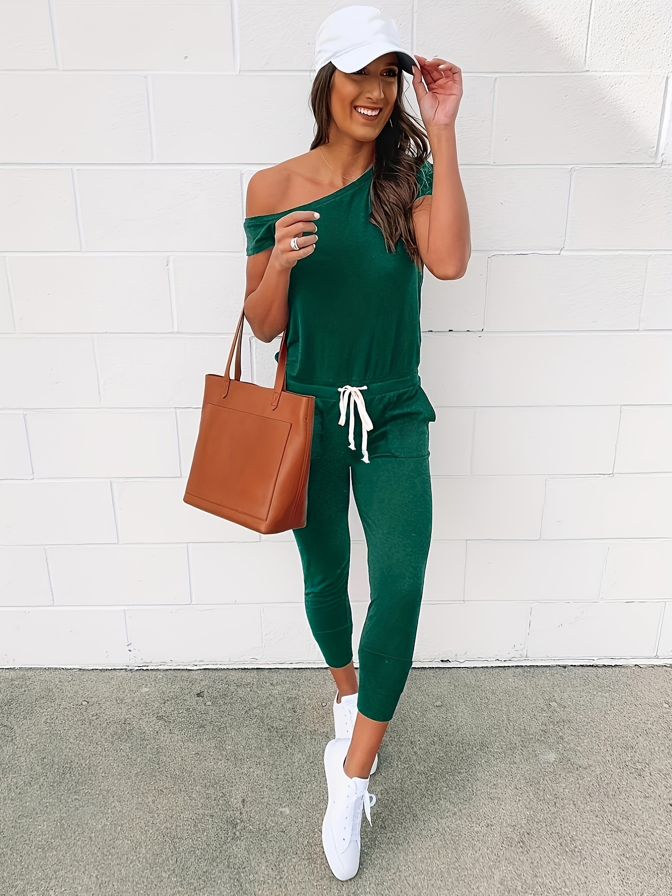 Olive Jumpsuit 3 Ways for Fall & Confident Twosday Linkup - I do deClaire